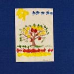 Рисование с помощью поролоновой губки