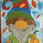 Осенний плакат «Гном»