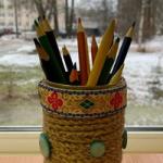 Оригинальная карандашница