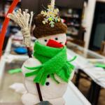 Гильоширование: «Снеговик»