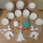 Заливка праздничных свечей