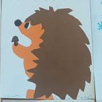 Занятие по аппликации «Ёж»