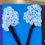 Аппликация «Волшебница-зима»