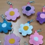 Брелоки из фетра «Цветок»