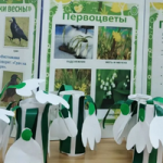  Занятие по аппликации «Подснежники»