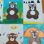 Занятие по аппликации «Медведь»