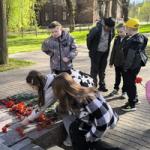 Посещение мемориала братского захоронения